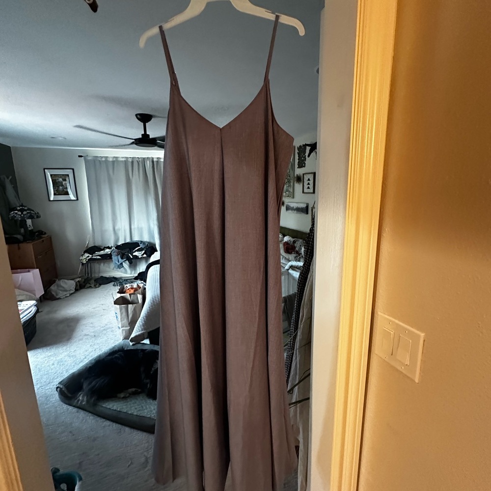 fab'rik blue chambray Maxi Dress